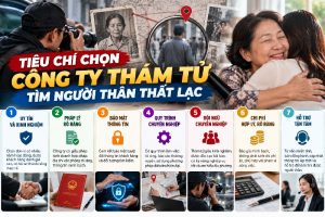 Tiêu chí chọn công ty thám tử tìm người thân thất lạc