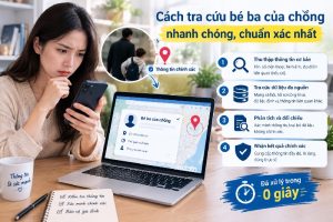 Cách tra cứu bé ba của chồng