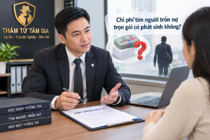 Chi phí tìm người trốn nợ trọn gói