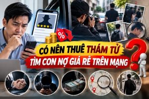 Thuê thám tử tìm con nợ giá rẻ trên mạng