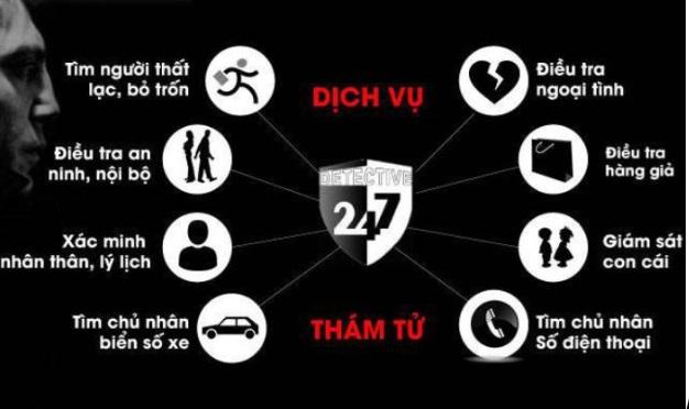 Các dịch vụ thám tử tại công ty Tâm Gia.