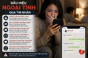Dấu hiệu ngoại tình qua tin nhắn