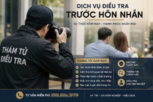 Dịch vụ điều tra trước hôn nhân