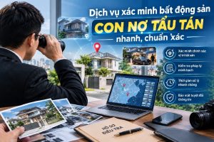 Dịch vụ xác minh bất động sản con nợ tẩu tán