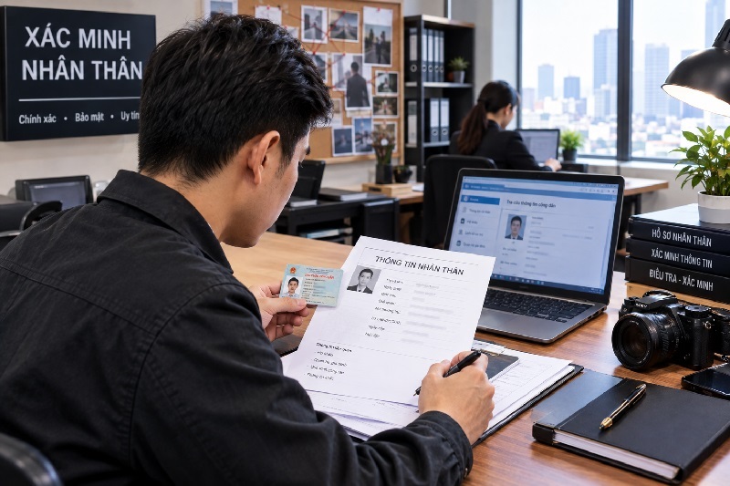 Thám tử Tâm Gia cung cấp dịch vụ xác minh nhân thân tại Cần Thơ