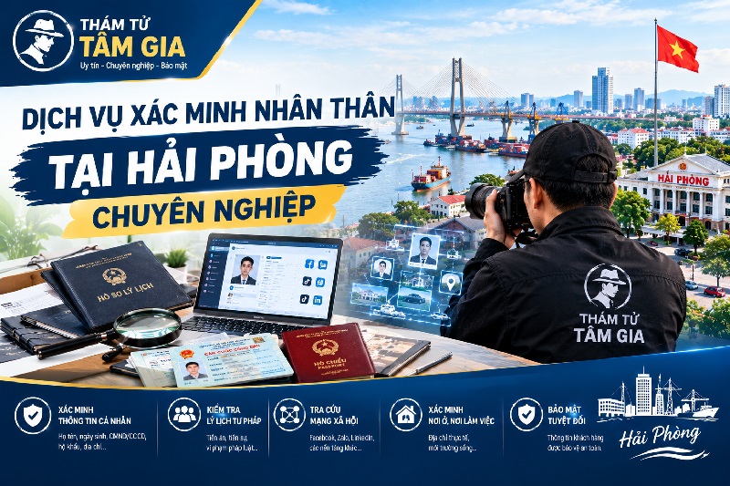Dịch vụ xác minh nhân thân tại Hải Phòng