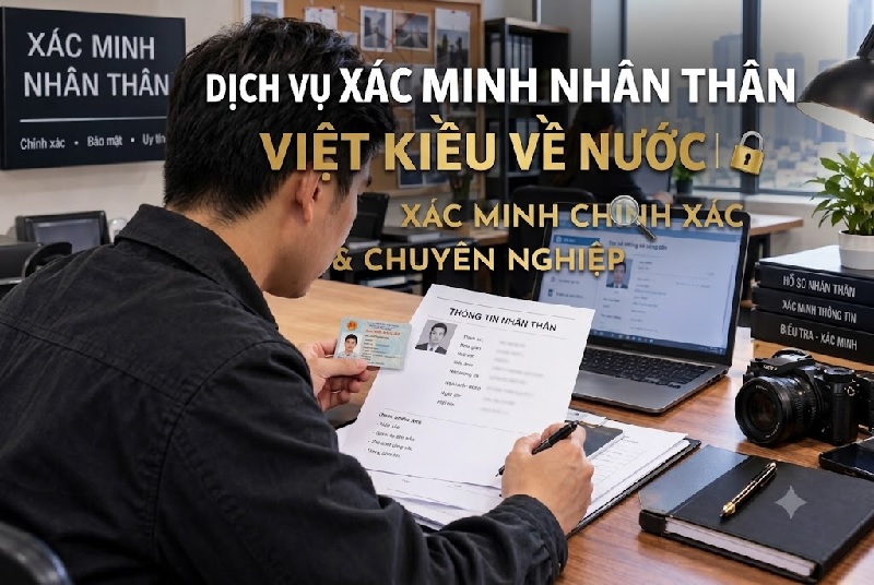 Dịch vụ xác minh nhân thân Việt kiều về nước chính xác