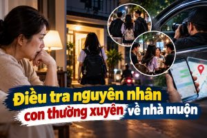 Điều tra nguyên nhân con thường xuyên về nhà muộn