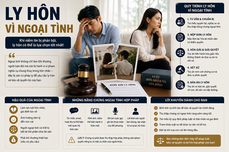 ly hôn do ngoại tình