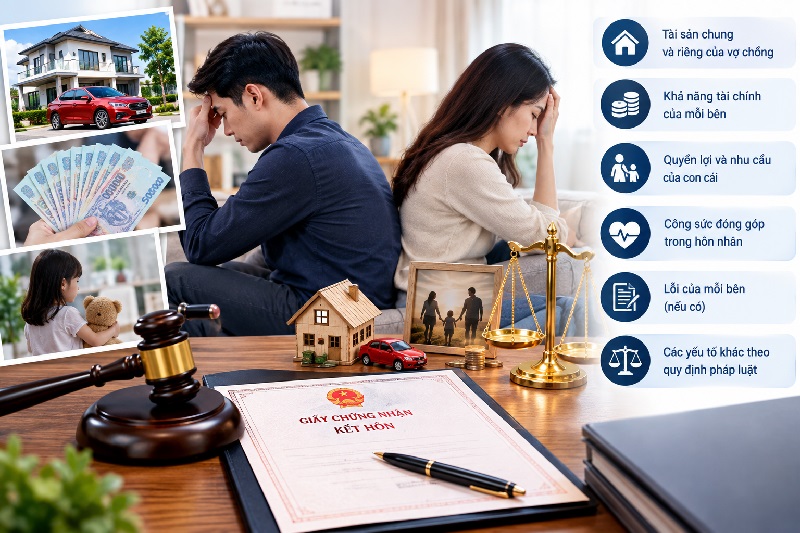 Ngoại tình dẫn đến li hôn có làm mất quyền chia tài sản không