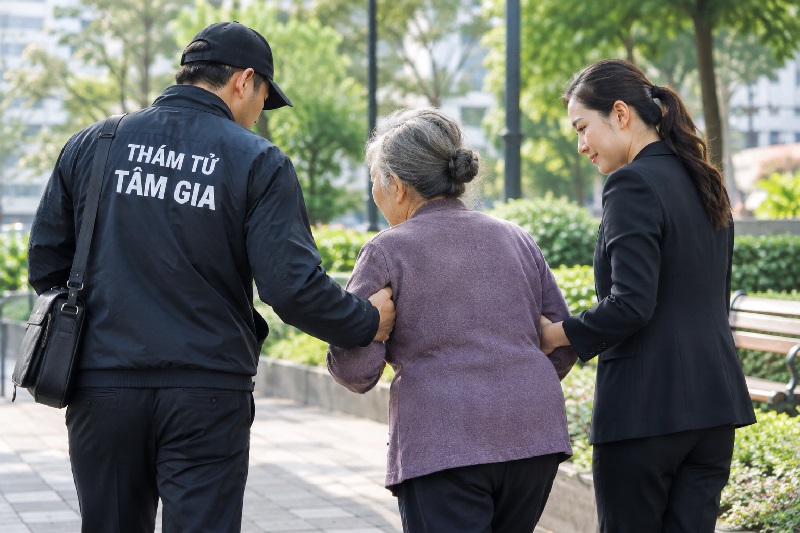 Dịch vụ hỗ trợ tìm kiếm người già đi lạc chuyên nghiệp từ Thám tử Tâm Gia