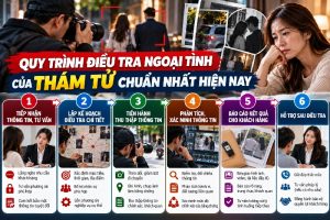 Quy trình điều tra ngoại tình của thám tử