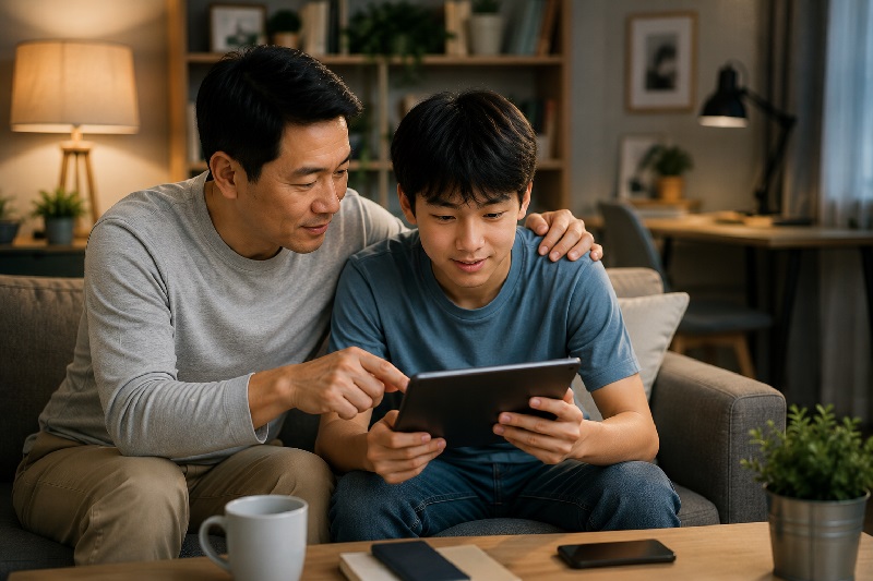 Cha mẹ học cách theo dõi con tuổi teen đúng cách hằng ngày