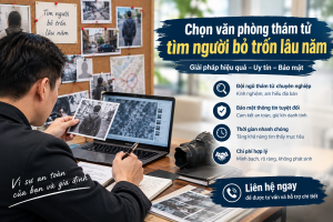 Văn phòng thám tử tìm người bỏ trốn
