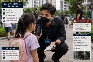 Xác minh người lạ tiếp cận con