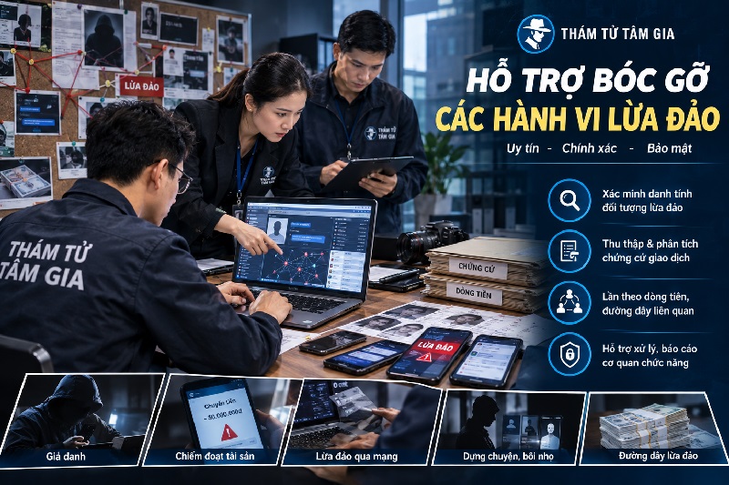 Thám tử Tâm Gia hỗ trợ bóc gỡ các hành vi lừa đảo